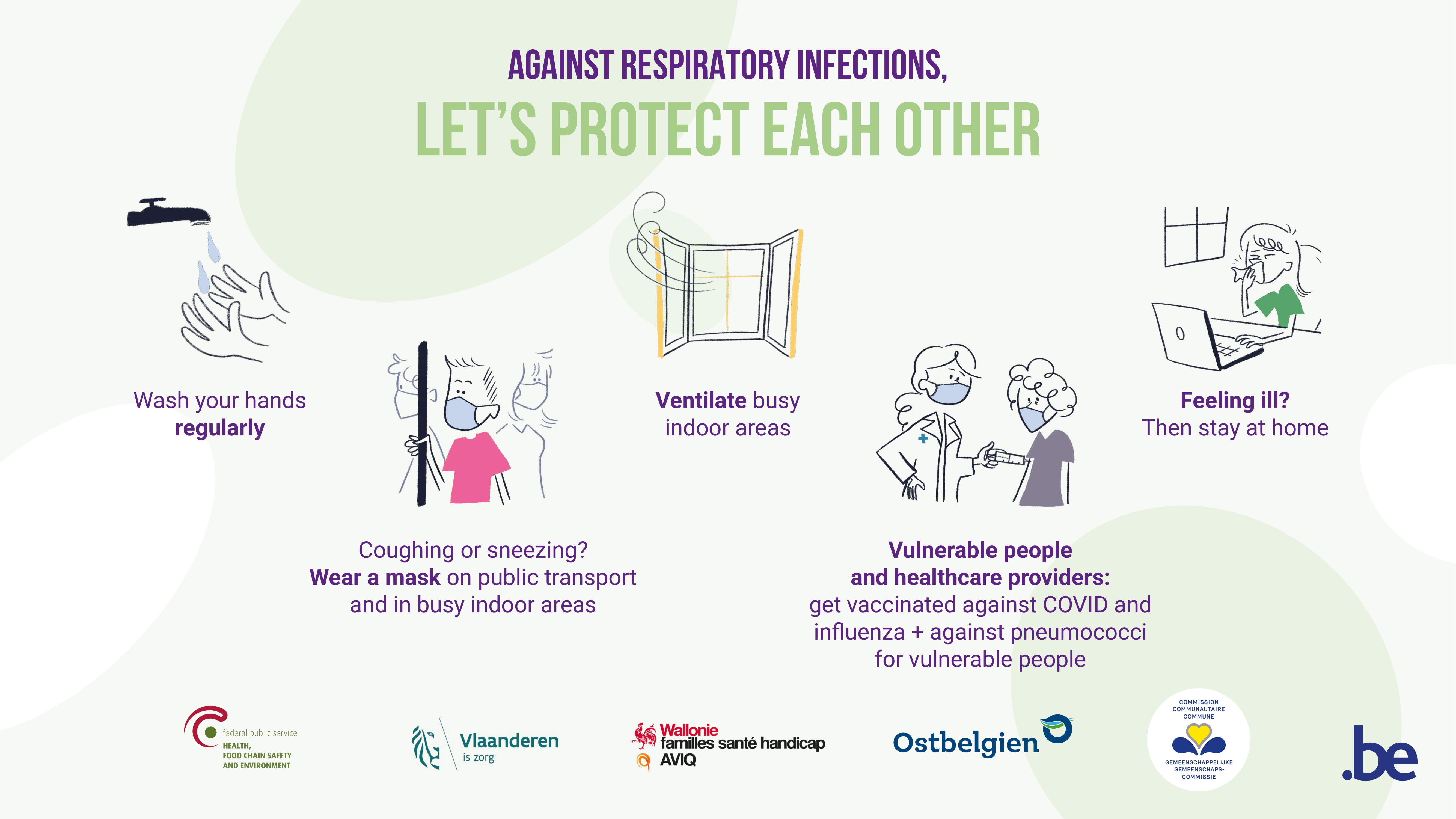 Let's protect eachother against respiratory infections.